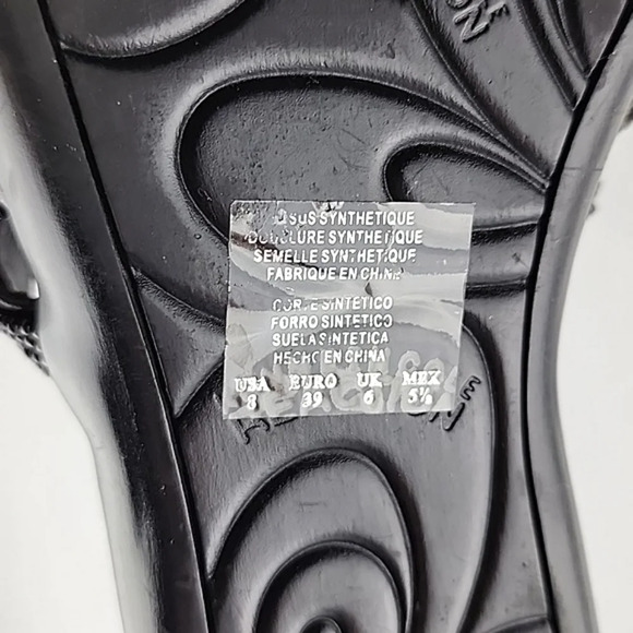 Kenneth Cole Reaction Women's Black  Glam Slam Flat Sandals Beaded Thong Size 8 - Picture 10 of 11